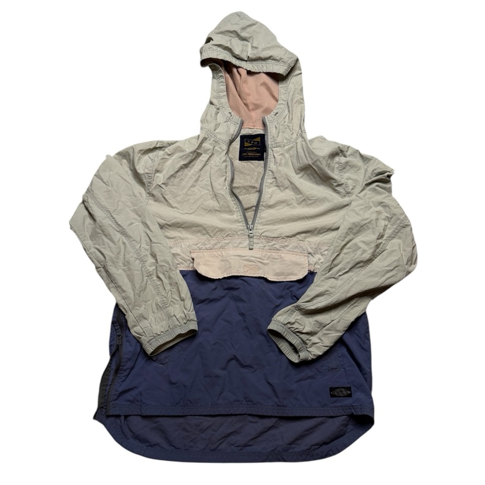 🧥‎ CPO Provisions Colorblock Anorak Jacket 🌊 Lightweight Pullover M